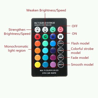 Combo 2 Đèn Led Demi, Xi Nhan 16 Màu Có Remote