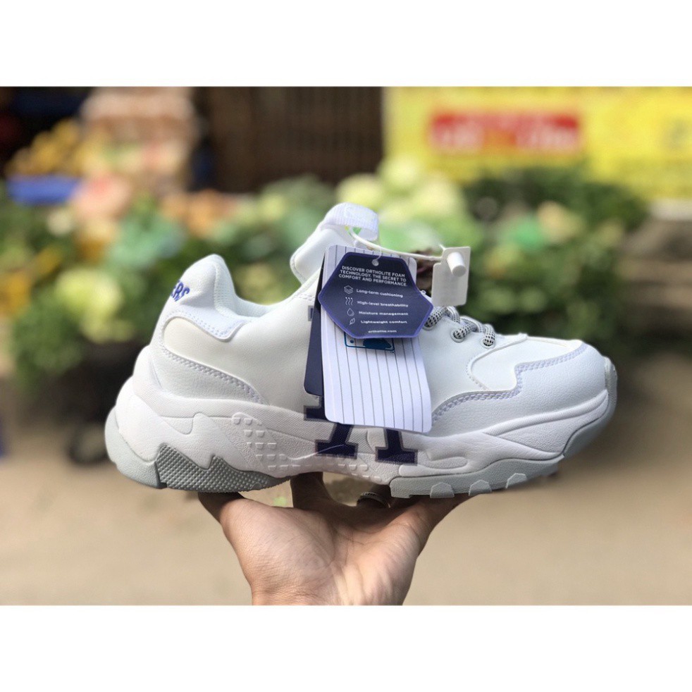 [🔥FULL BOX, BILL 💯🔥]Giày Thể Thao, Giày Sneaker Sneaker L.A Trắng Chữ Tím, Đế Cao | BigBuy360 - bigbuy360.vn