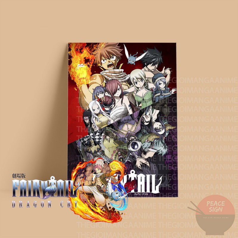 (50 mẫu) Tấm Postcard giấy 260gsm cao cấp FAIRY TAIL HỘI PHÁP SƯ A5 anime chibi ảnh đẹp nhiều mẫu