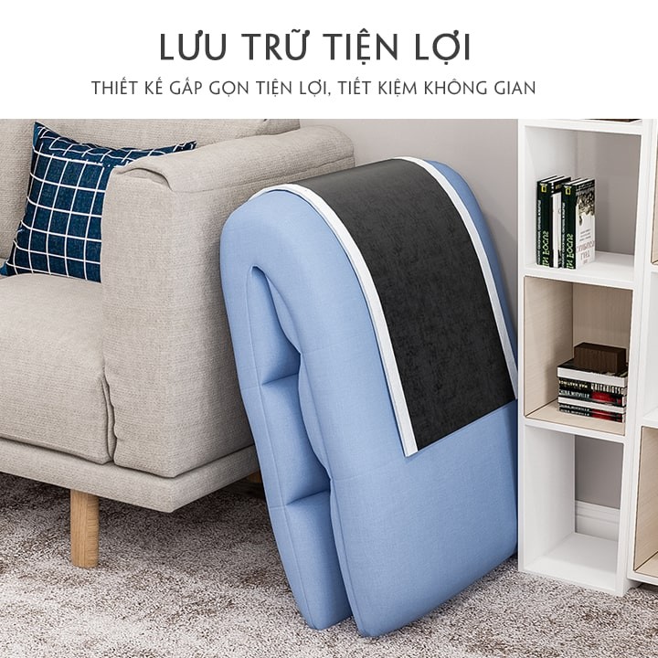 Ghế sofa Tatami gấp gọn, tựa lưng không cần dựa tường, ghế bệt tựa lưng thoải mái