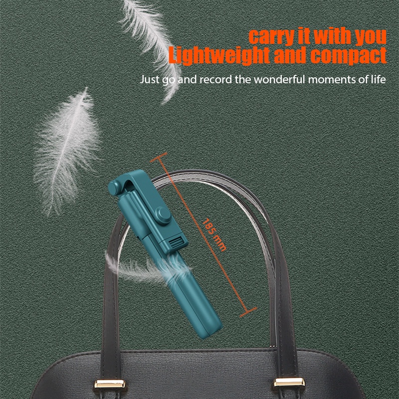 Gậy Tự Sướng R1 Bluetooth Không Dây Mini Gấp Gọn Được Có Giá Đỡ Ba Chân Xoay 360 Thông Dụng 4 Màu Tùy