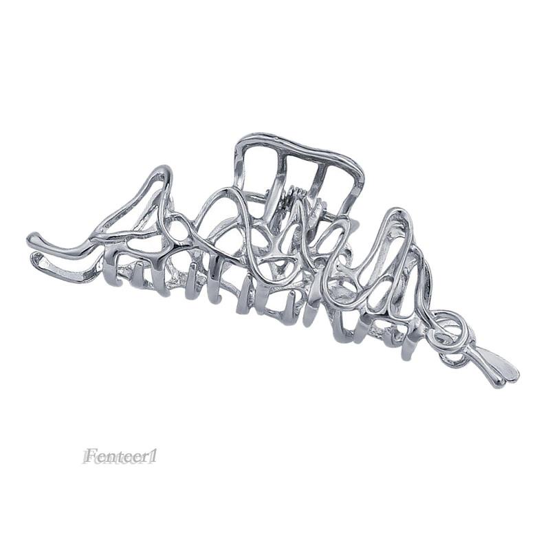 Kẹp Tóc Càng Cua Bằng Kim Loại Kiểu Cách Cho Nữ Fenteer1