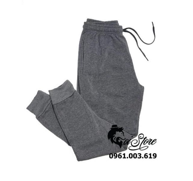 Quần Jogger bigsize 40-100kg nam nữ thun nỉ/ da cá