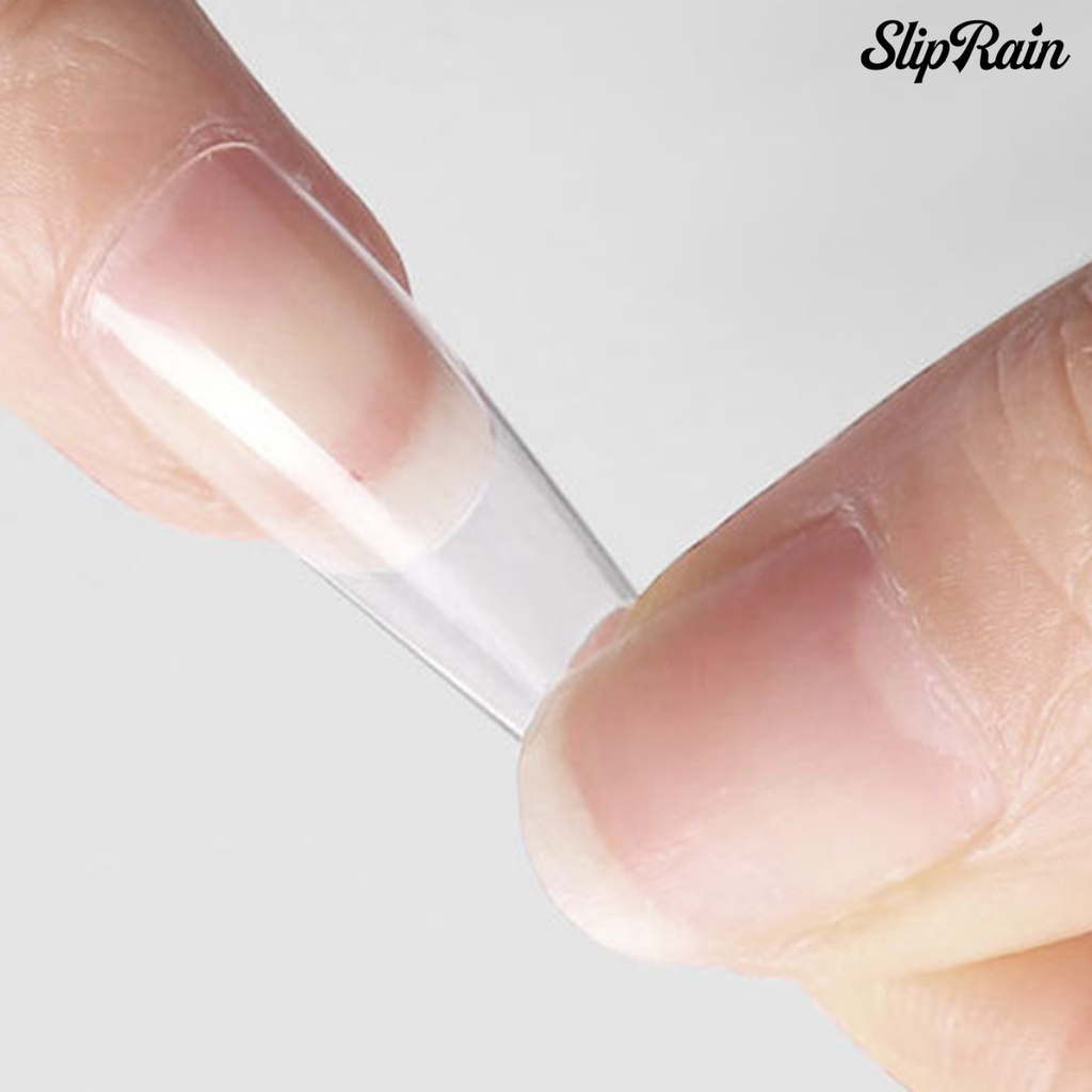 [Hàng mới về] Set hộp 100 móng tay giả trong suốt có thể tái sử dụng