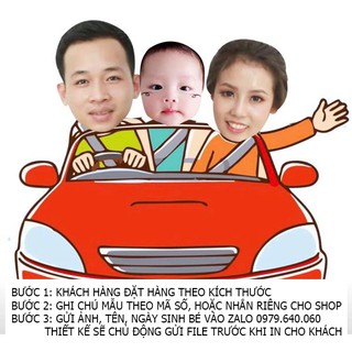 Chibi Gia Đình trang trí sinh nhật