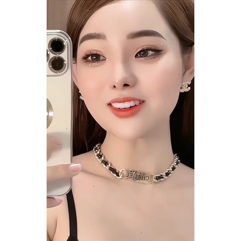 Sét trang sức chà leo hãng cá tính, phụ kiện trang sức hải korea accessories