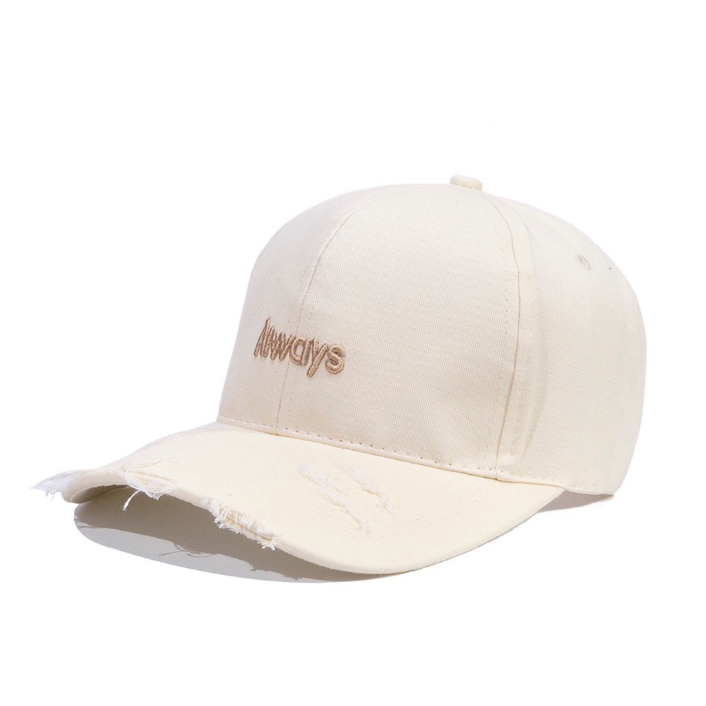 Mũ lưỡi trai Nón kết thêu chữ Away Moat Sega kiểu rách Fashion đa dạng mẫu 405 phong cách Ulzzang form unisex nam nữ