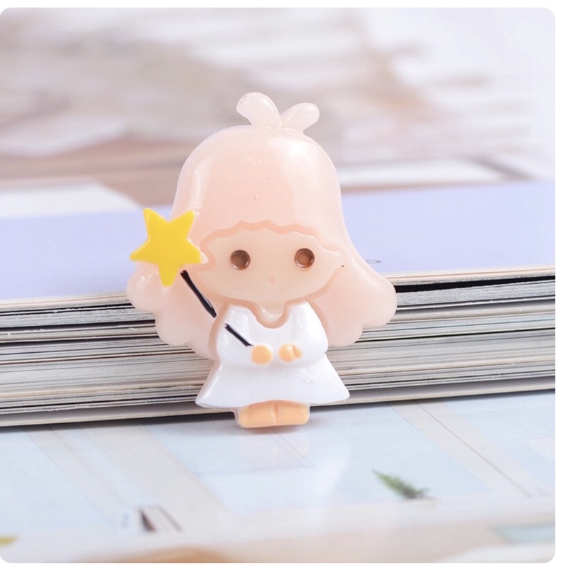CHARM NỮ XANH HỒNG