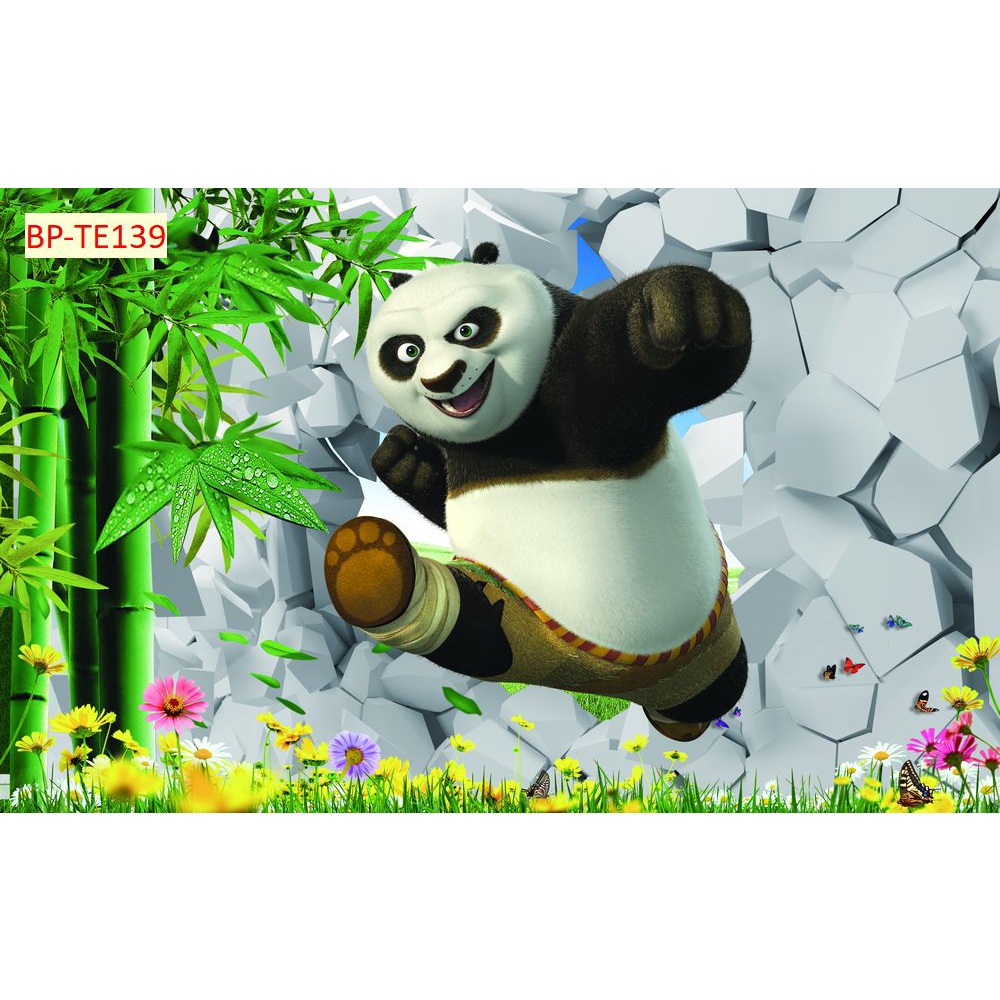 Tranh Dán Tường Phòng Trẻ Em Hoạt Hình Hiện Đại 3D đa dạng mẫu mã,  kích thước