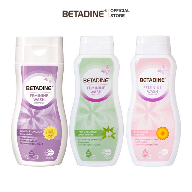 Dung Dịch Vệ Sinh Phụ Nữ Betadine chai 100ml