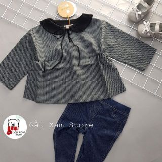 Áo babydol thu đông bé gái