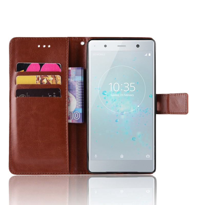 Bao da điện thoại thời trang cao cấp cho Sony Xperia XZ2 Premium