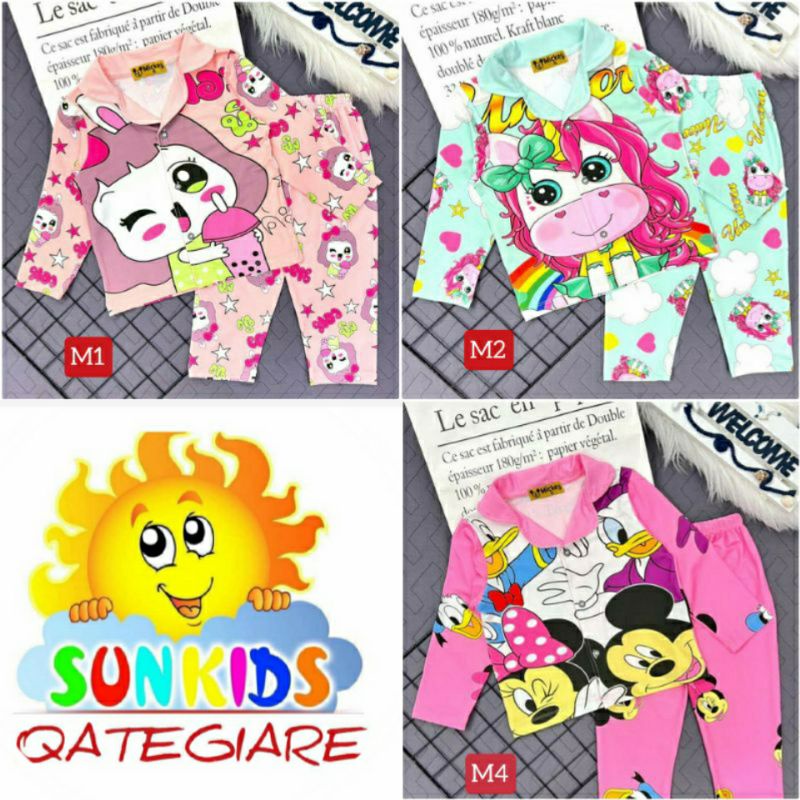 LOẠI 1GBD16 (20KG-40KG) BỘ QUẦN ÁO TAY DÀI PIJAMA BÉ GÁI SIZE ĐẠI HOẠT HÌNH PONY THUN LẠNH 3D SIÊU CƯNG