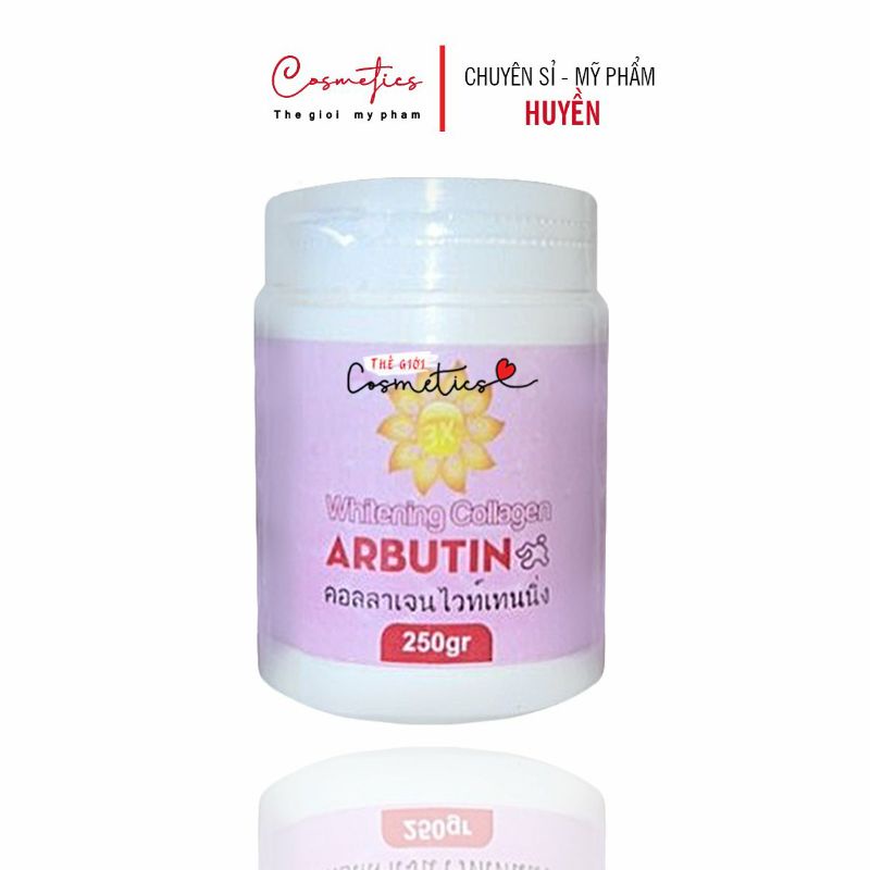 Lẻ 1 hủ Kem kích trắng Abutine 3c3 hồng 200g