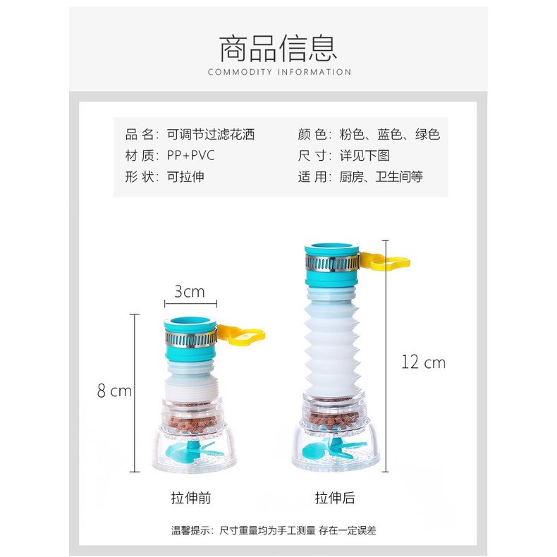 Đầu Vòi Tăng Áp 360 Độ - Co Giãn - Có Cánh Quạt