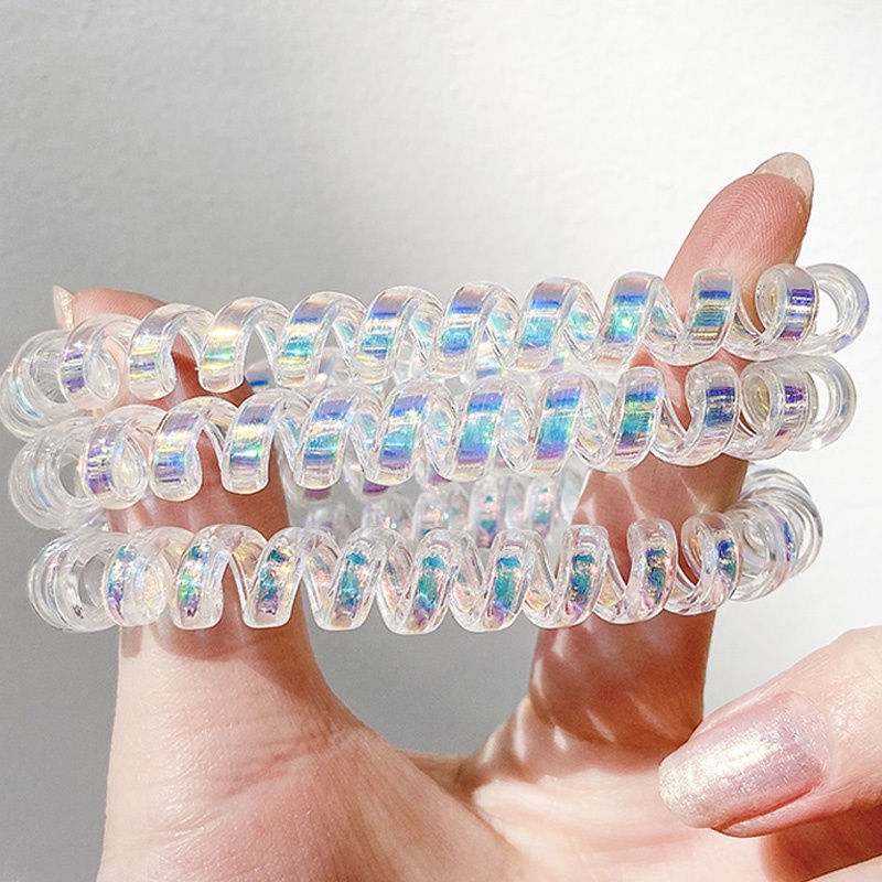 Dây buộc tóc kiểu dây điện thoại phong cách Hàn Quốc xinh xắn thời trang