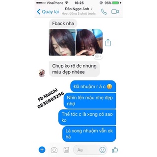 Thuốc Nhuộm Tóc Màu Tím Đen