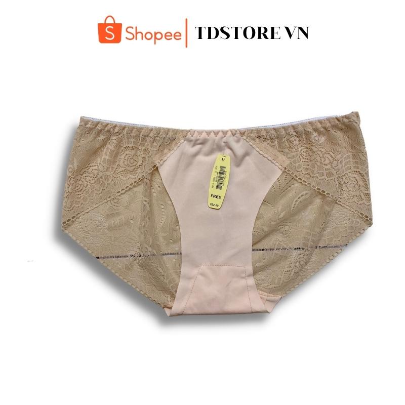 Quần lót ren nữ TDSTORE gợi cảm mềm mại free size dưới 63kg, quần lót nữ gợi cảm thiết kế họa tiết ren quyến rũ | BigBuy360 - bigbuy360.vn