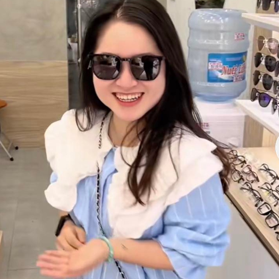 Kính râm nam nữ thời trang Eye Plus dáng vuông bầu to hottrend KR Reeman-8908