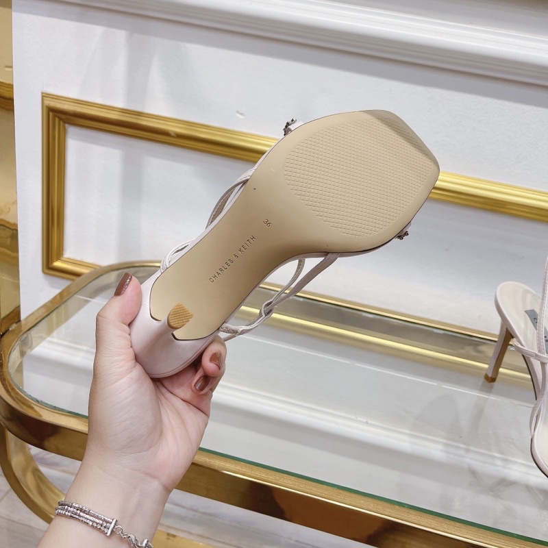 Sandal Cao Gót Cnk đính đá hàng fullbox