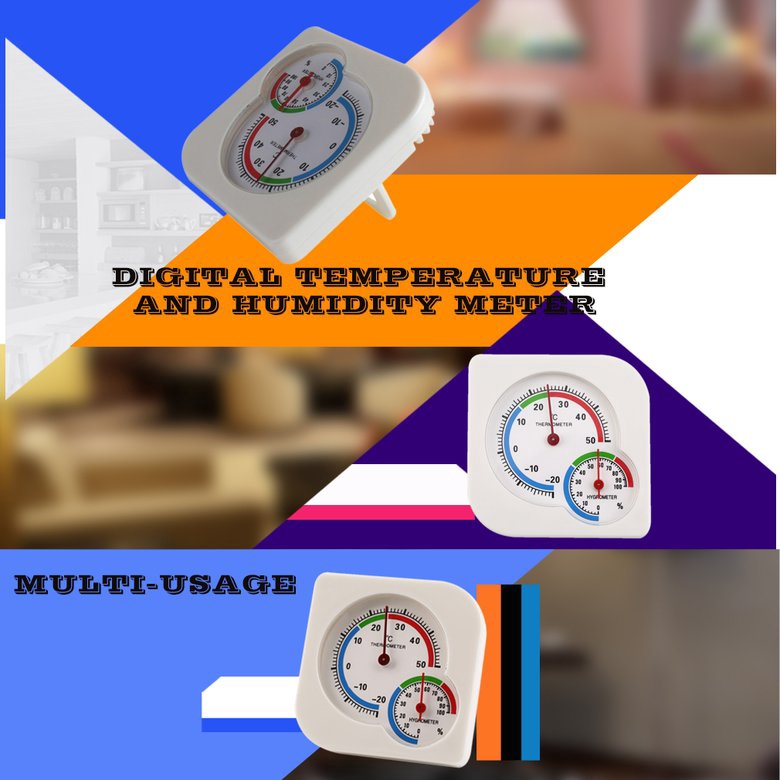 Nhiệt kế đo độ ẩm trong nhà mini ngoài trời