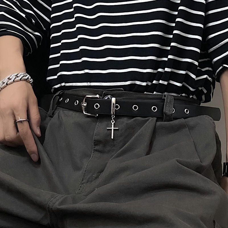 Thắt Lưng Phối Khóa Cài Phong Cách Hàn Quốc 19150 Thời Trang Cho Nam Và Nữ