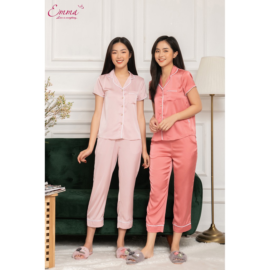 Bộ Đồ Mặc Nhà Bằng Lụa - Thời Trang Emma EHLU.0021.091