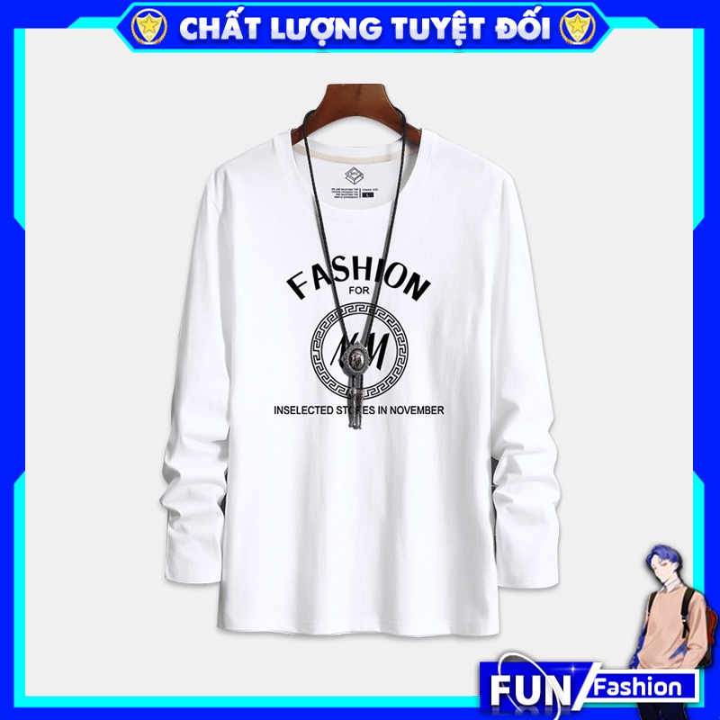 Áo thun nam Fashion 💝UNIFUN💝 cổ tròn đẹp tay dài mã TT52-Q ĐẸP