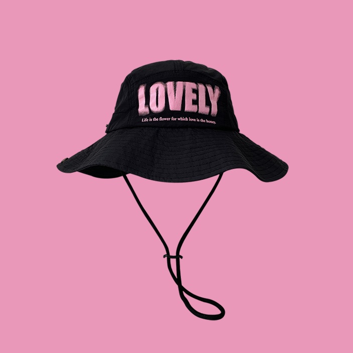 Mũ xô MG Studio khô nhanh thêu hình xinh xắn