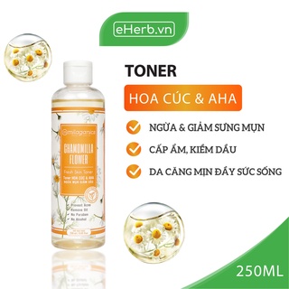 Nước Hoa Hồng Toner Hoa Cúc & AHA Ngừa Mụn