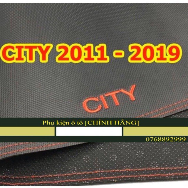 Thảm Taplo da carbon Honda City 2016 - 2019 loại 1