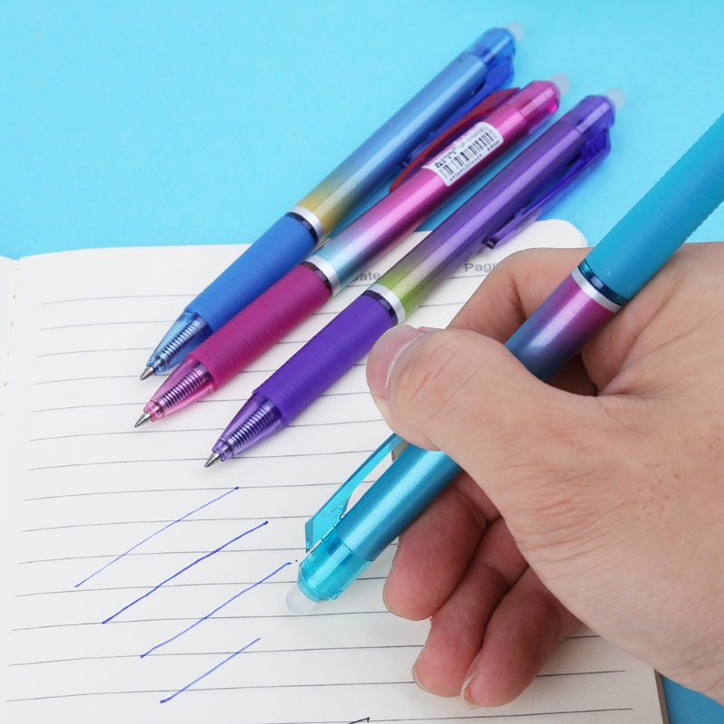 Bút Mực Gel Ngòi 0.5mm Có Thể Xóa Được Màu Sắc Cầu Vồng