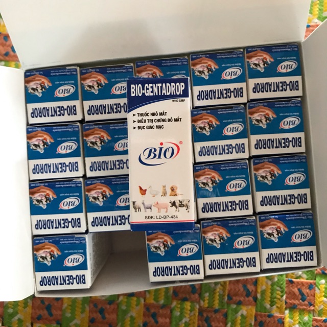 THUỐC THÚ Y: THUỐC NHỎ MẮT BIO GENTADROP