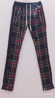 Quần plaid pant