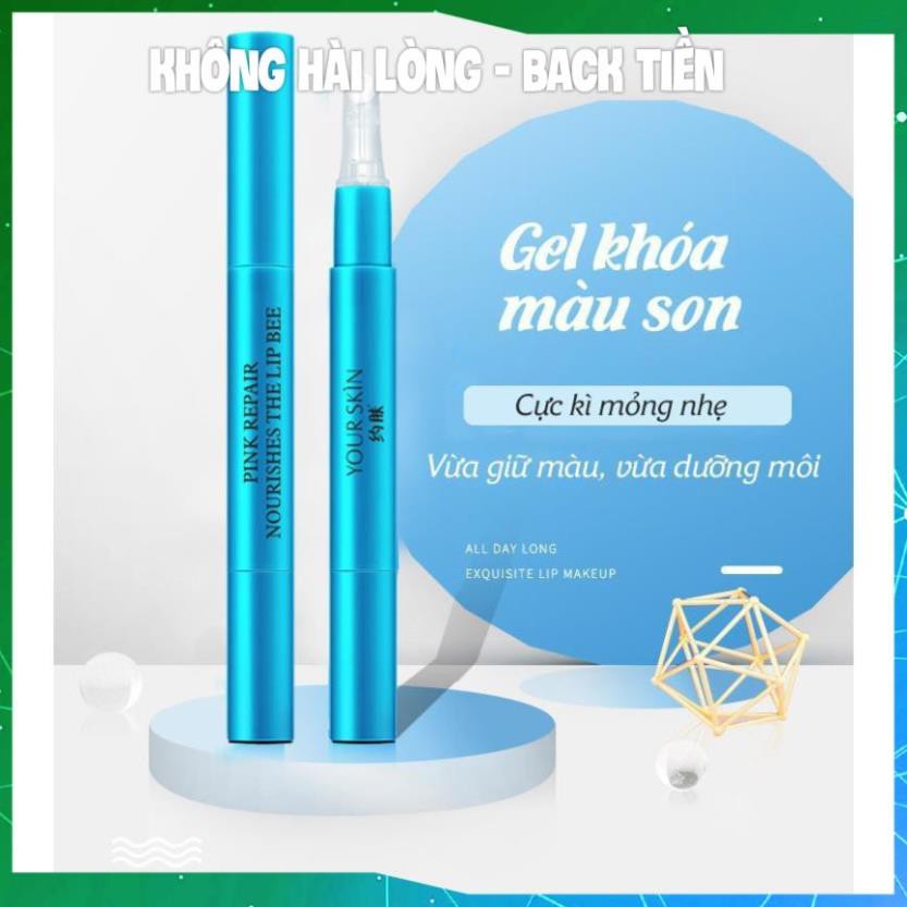 Gel Khóa Màu Son Môi Chuẩn Hàng Nội Địa Trung Bền Màu Suốt 24H Lâu Trôi Mỏng Nhẹ KING DC