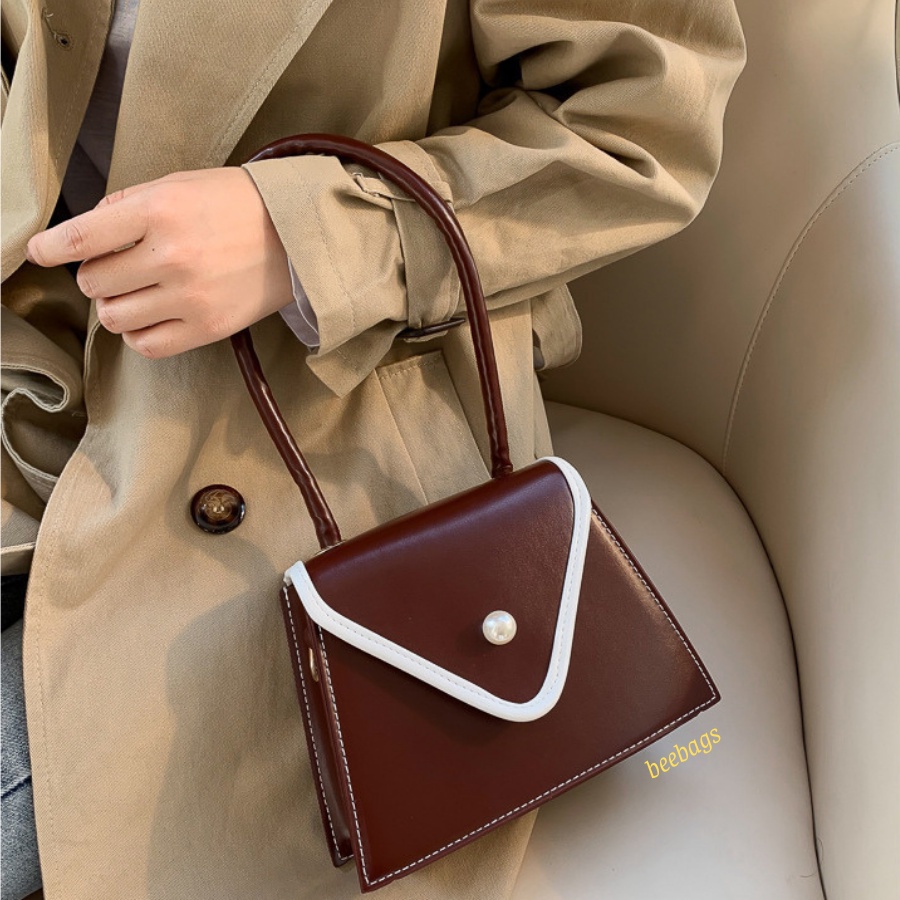 Túi Da Đeo Vai Đeo Chéo Nữ Vừa Điện Thoại Màu Đen, Nâu, Be Dễ Phối Đồ | TX07 | Túi Nữ Sang Trọng, Lịch Sự Đi Chơi, Cafe