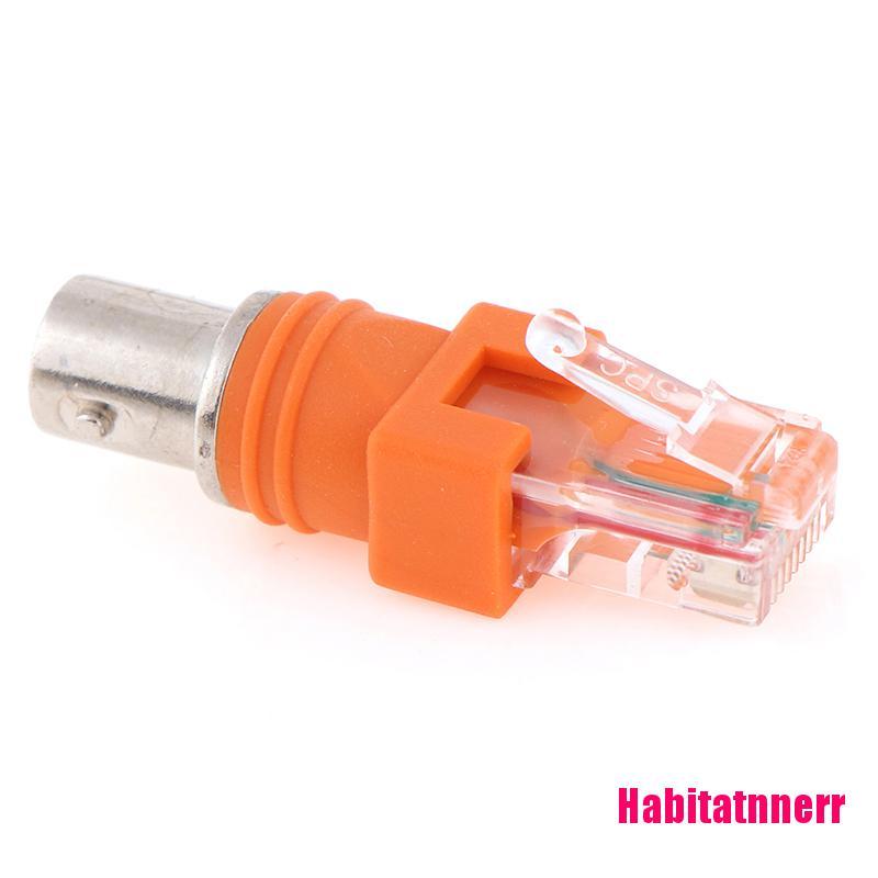 1 Đầu Nối Chuyển Đổi Bnc Cái Sang Rj45 Đực Đồng Trục