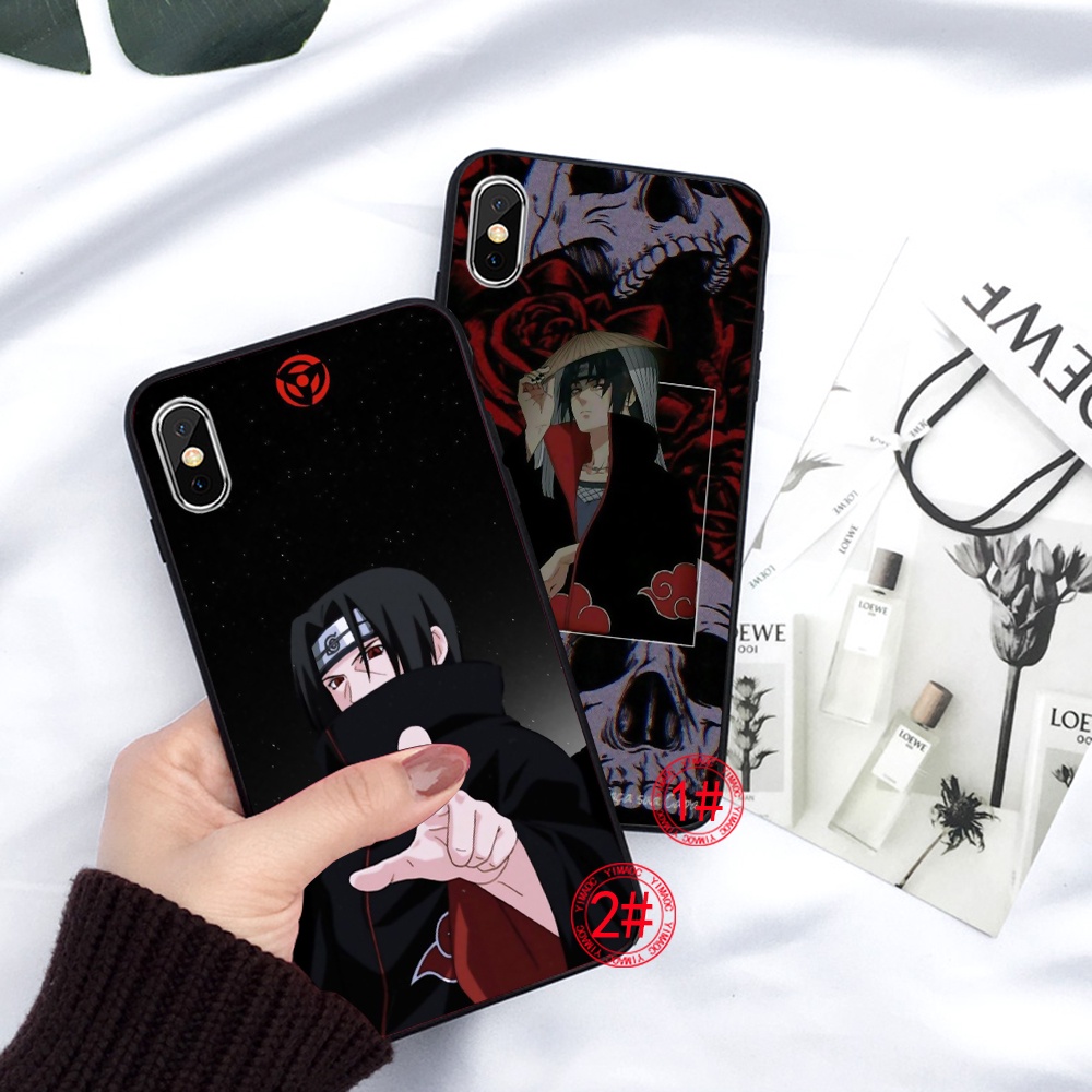 Ốp điện thoại TPU mềm 47RT in hoạt hình Naruto Itachi thích hợp cho iPhone 6 6S 7 8 Plus X XS XR 11 Pro Max