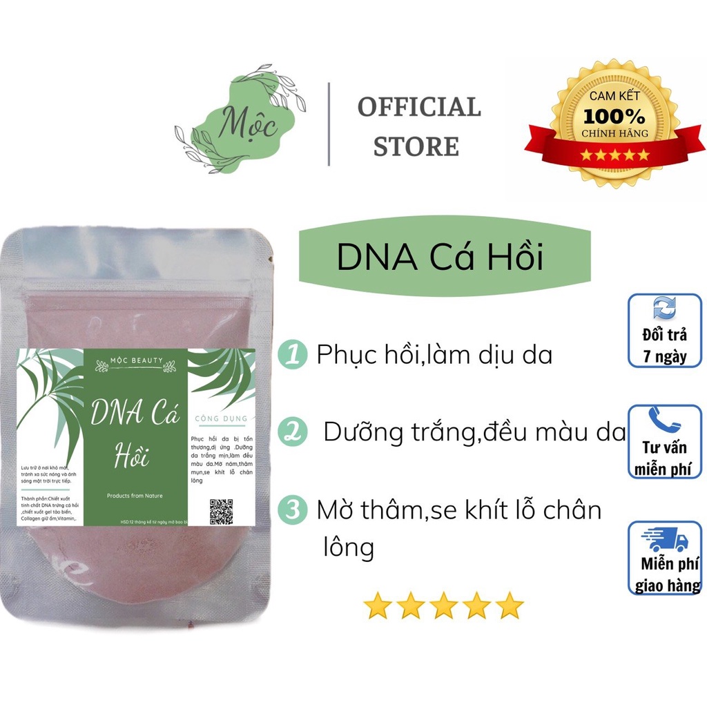 bột mặt nạ dna cá hồi 100gr