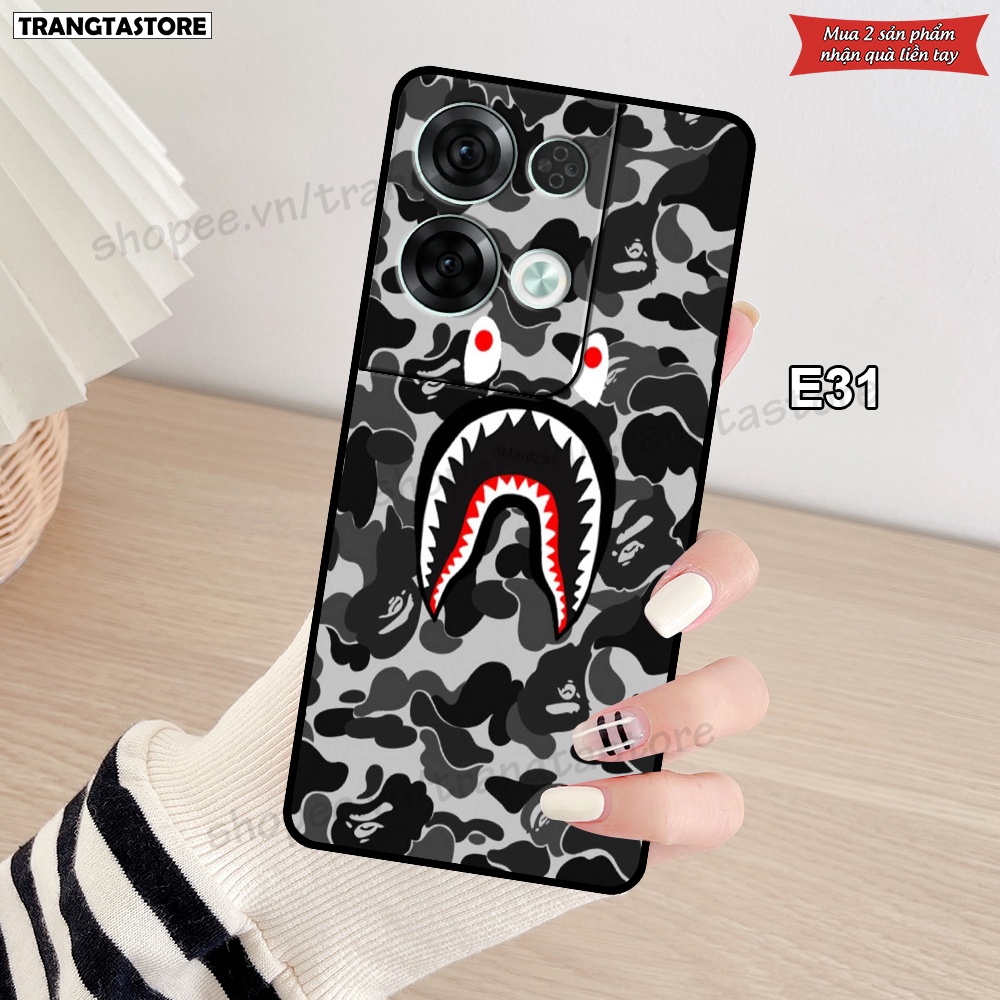 Ốp lưng Oppo Reno 8 4G / Reno 8 5G / Reno 8Z 5G in hình thương hiệu Dior, Adidas, LV,..... nổi tiếng