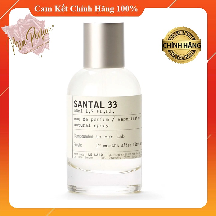 Nước hoa Le Labo Santal 33 100ml Full Box 100%