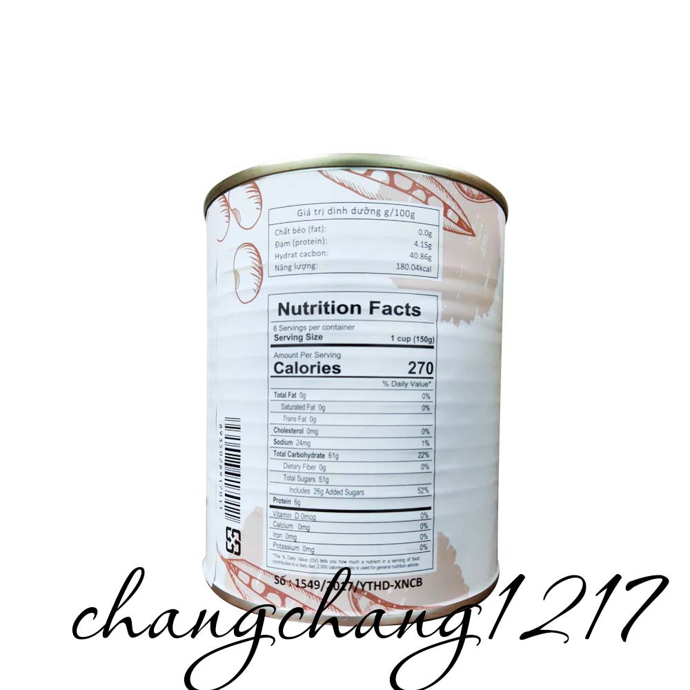 Chè Đậu Đỏ Wonderful Lon 900gr