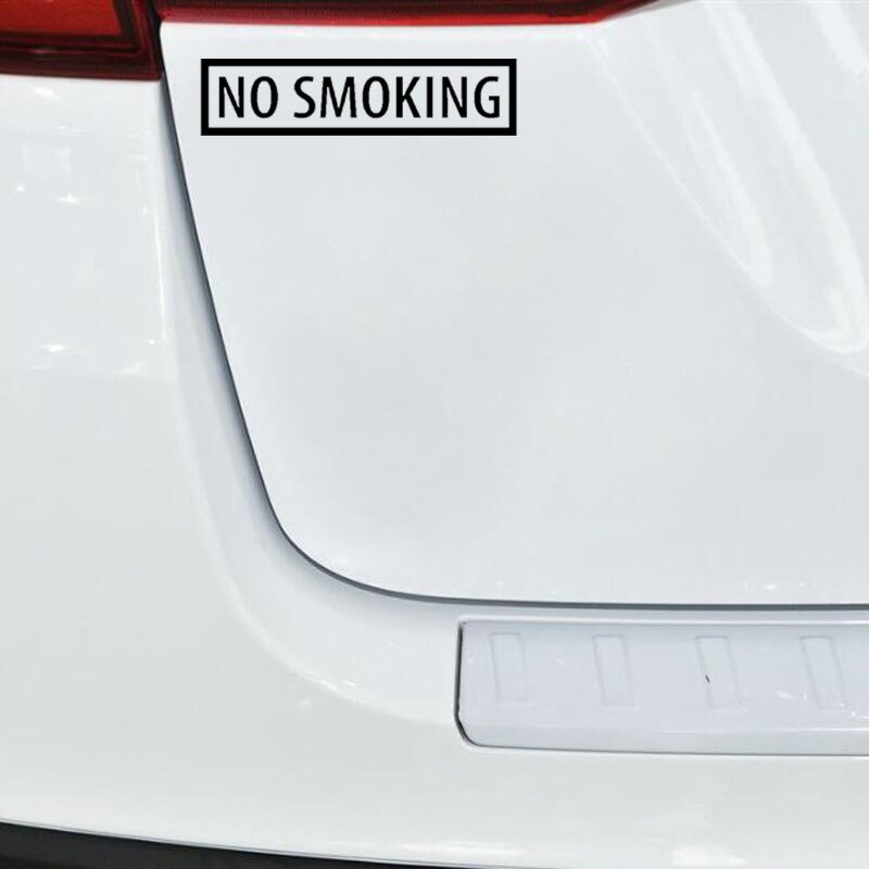 Decal Dán Trang Trí Xe Hơi In Chữ No Smoking 16.5cmx4.1cm Thời Trang