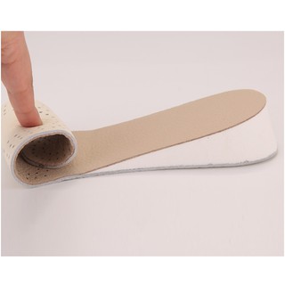 Lót giày tăng chiều cao Da Bò thật 1,5cm