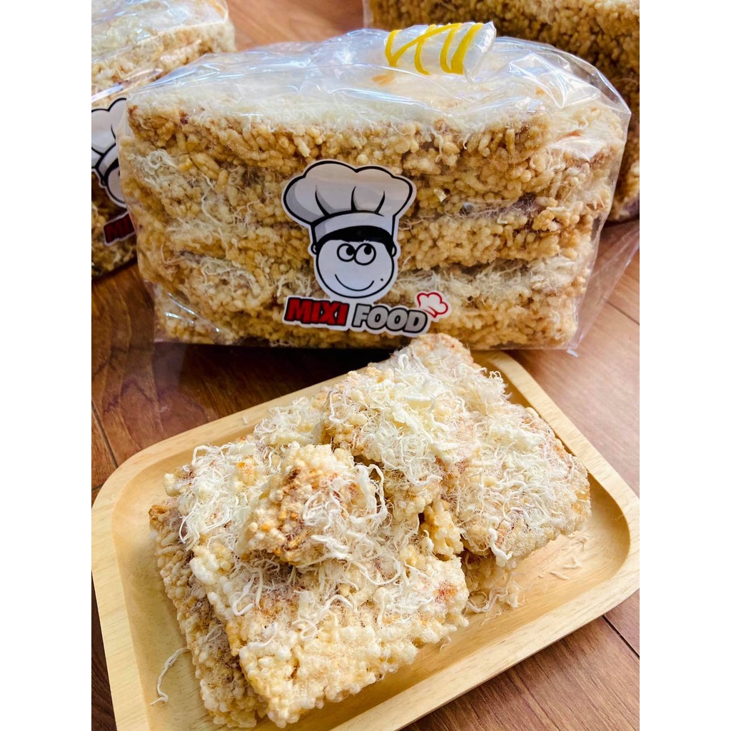 [HN - CHÍNH HÃNG] Cơm cháy siêu chà bông/ siêu ruốc, MIXIFOOD tuyệt phẩm lượng cao, 500G SIÊU NGON