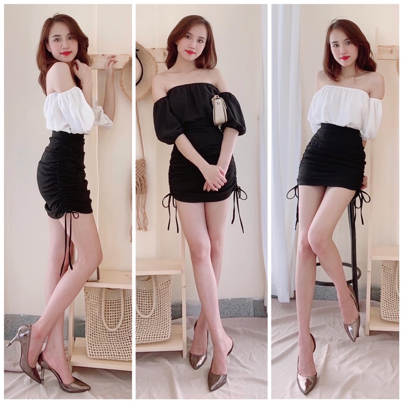 Chân váy A rút dây siêu hot