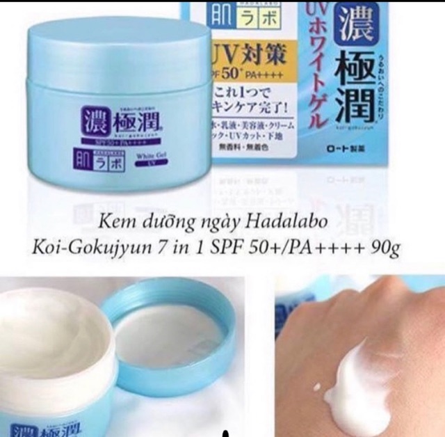 Kem dưỡng 6in1 chống nắng Hada Labo UV SPF50+ PA++++ 90g Nhật Bản