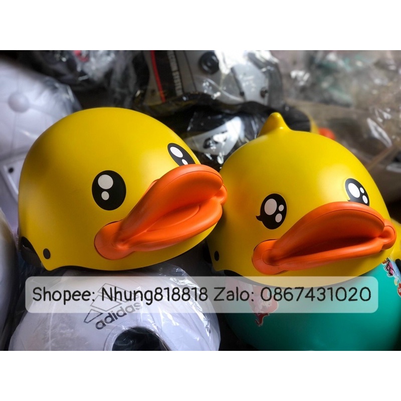 Mũ bảo hiểm vịt vàng B.Duck - Nón bảo hiểm vịt trẻ em và người lớn