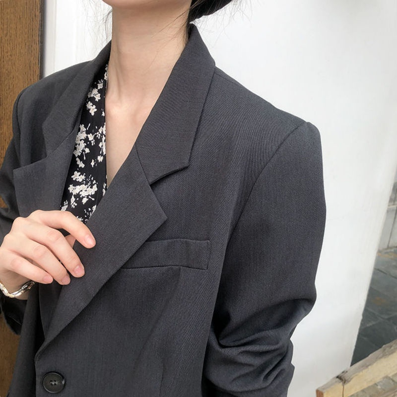 Áo Khoác Vest Dáng Rộng Cao Cấp Phong Cách Thời Trang Xuân Thu 2023 Mới oversize blazer