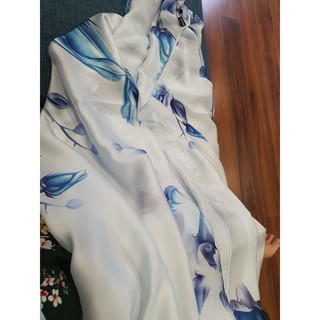 Khăn lụa 4 mùa hottrend size 90x180
